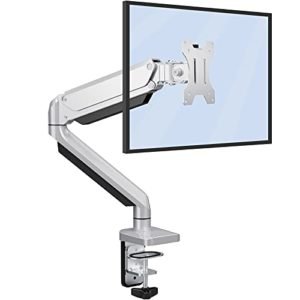 ErGear Professionale Supporti Monitor per Schermo 13”-32” Braccio Monitor con Molla a Gas Movimento Completo Regolabile in Altezza Scrivania Inclinazione ±45° Girevole 180° Rotazione 360° Peso 8 kg