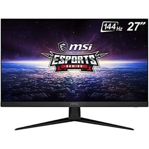 MSI Optix G271 Monitor Gaming 27", Display 16:9 FHD (1920x1080), Frequenza 144Hz, Tempo di risposta 1ms, Pannello IPS, AMD FreeSync, Night Vision, Frameless