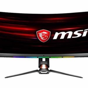 MSI Optix MPG341CQR Monitor Gaming 34" Curvo, Display 21:9 UWQHD (3440 X 1440), HDR 400, Freq 144Hz, 1ms, Mystic Light RGB, Steelseries GameSense, Curvatura 1800R, AMD FreeSync, Gaming OSD App
