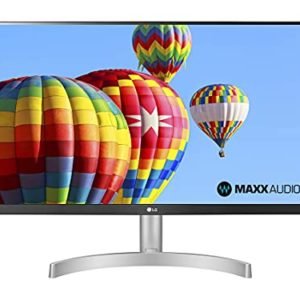LG 24ML600S Monitor 24" FULL HD LED IPS, 1920x1080, 1ms MBR, AMD FreeSync 75Hz, Audio Stereo 10W, HDMI (HDCP 1.4), VGA, Uscita Audio, Flicker Safe, Bianco