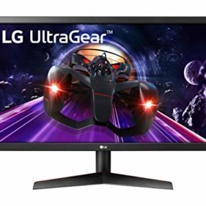LG 24GN53A UltraGear Gaming Monitor 24" FULL HD LED, 1920x1080, 1ms, AMD FreeSync 144Hz, HDMI, Display Port 1.2, Uscita Audio, Flicker Safe, Nero