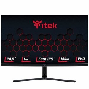 Itek Monitor GGF Gaming - 24.5" FLAT, 1920x1080, Fast IPS, 144Hz, 16:9, 1ms G2G, HAS, 2xHDMI, DP, USB, Speaker, HDR, Adaptive Sync