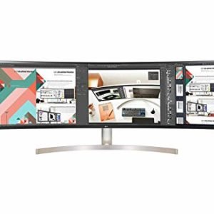 LG 49WL95C Monitor 49" Curvo UltraWide 5K 32:9 LED IPS HDR 10, 5120 x 1440, Speaker Stereo, 1x USB-C, 1x Display Port, 2x HDMI, 4x USB 3.0, Uscita Audio, Multitasking, Altezza Regolabile