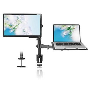 suptek Supporto per Braccio per Monitor da Tavolo per Notebook per schermi da 13-27" | Supporto per Monitor bloccato MD6432TP004