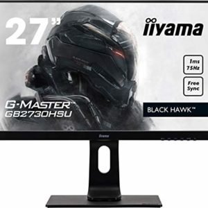 iiyama G-MASTER Black Hawk GB2730HSU-B1 68.6 cm, 27 Pollici, Gaming Monitor Full-HD, VGA, HDMI, DisplayPort, USB 2.0, 1ms Tempo di Risposta, FreeSync, Regolabile in Altezza, Pivot, Nero