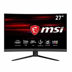 MSI Optix MAG272C Monitor Gaming 27" Curvo, Display 16:9 Full HD, 1920X1080, Frequenza 165Hz, Tempo di Risposta 1ms, Pannello VA, Gaming OSD APP, Vesa 100X100