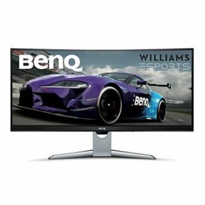 BenQ EX3501R 35 Pollici Ultra WQHD 3440 x 1440, VA, 100 Hz HDR Curved Gaming Monitor, 21:9, FreeSync 2, HDR, 1800R, HDMI, Display Port, USB-C