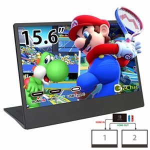 GeChic Monitor portatile da gaming da 15,6 pollici On-Lap M505E-R4 con HDMI IN/HDMI Out/USB di tipo C compatibile con switch/PS4/XBOX ONE/MacBook/cellulare VESA 100
