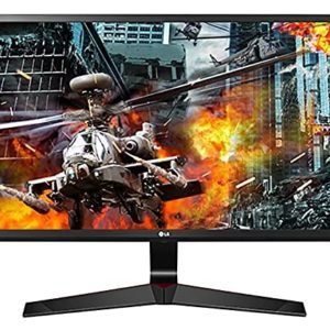 LG 24MP59G Monitor Gaming 24" Full HD LED IPS, 1920x1080, AMD FreeSync 75Hz, VGA, HDMI, Display Port 1.2, Uscita Audio, Multitasking, Flicker Safe, Nero