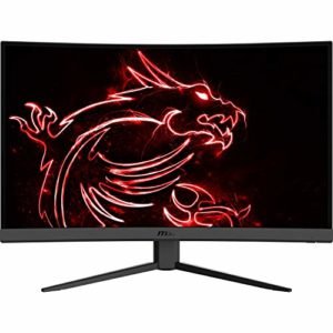 MSI Optix G27C4 Monitor Gaming 27" Curvo, Display 16:9 Full HD (1920x1080), Frequenza 165Hz, Tempo di risposta 1ms, AMD Freesync, Pannello VA, Curvatura 1500R, VESA 100x100