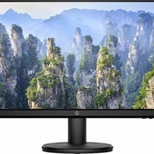 HP - PC V24i Monitor, Schermo 24 Pollici IPS Full HD, Risoluzione 1920 x 1080, Micro-Edge, Antiriflesso, Tempo di Risposta 5 ms, Comandi sullo Schermo, HDMI e VGA, Reclinabile, Nero
