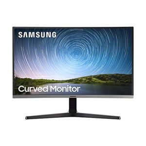 Samsung Monitor CR50 (C32R502), Curvo (1500R), 32", 1920x1080 (Full HD), VA, 75 Hz, 4 ms, FreeSync, HDMI, D-Sub, Ingresso Audio, Dark Blue Gray