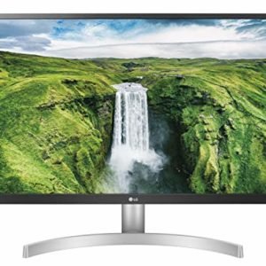 LG 27UL500 Monitor 27" UltraHD 4K LED IPS HDR 10, 3840x2160, 1 Miliardo di Colori, AMD FreeSync 60Hz, HDMI 2.0 (HDCP 2.2), Display Port 1.4, Uscita Audio, Flicker Safe, Bianco